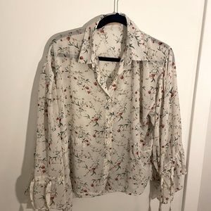 Button Down floral top